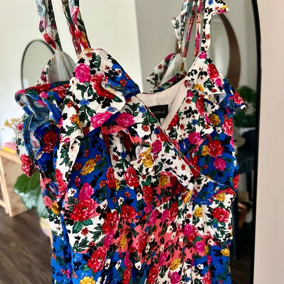 Majorelle Nolita Midi Dress in Patchwork Multi - Picture 6 of 7